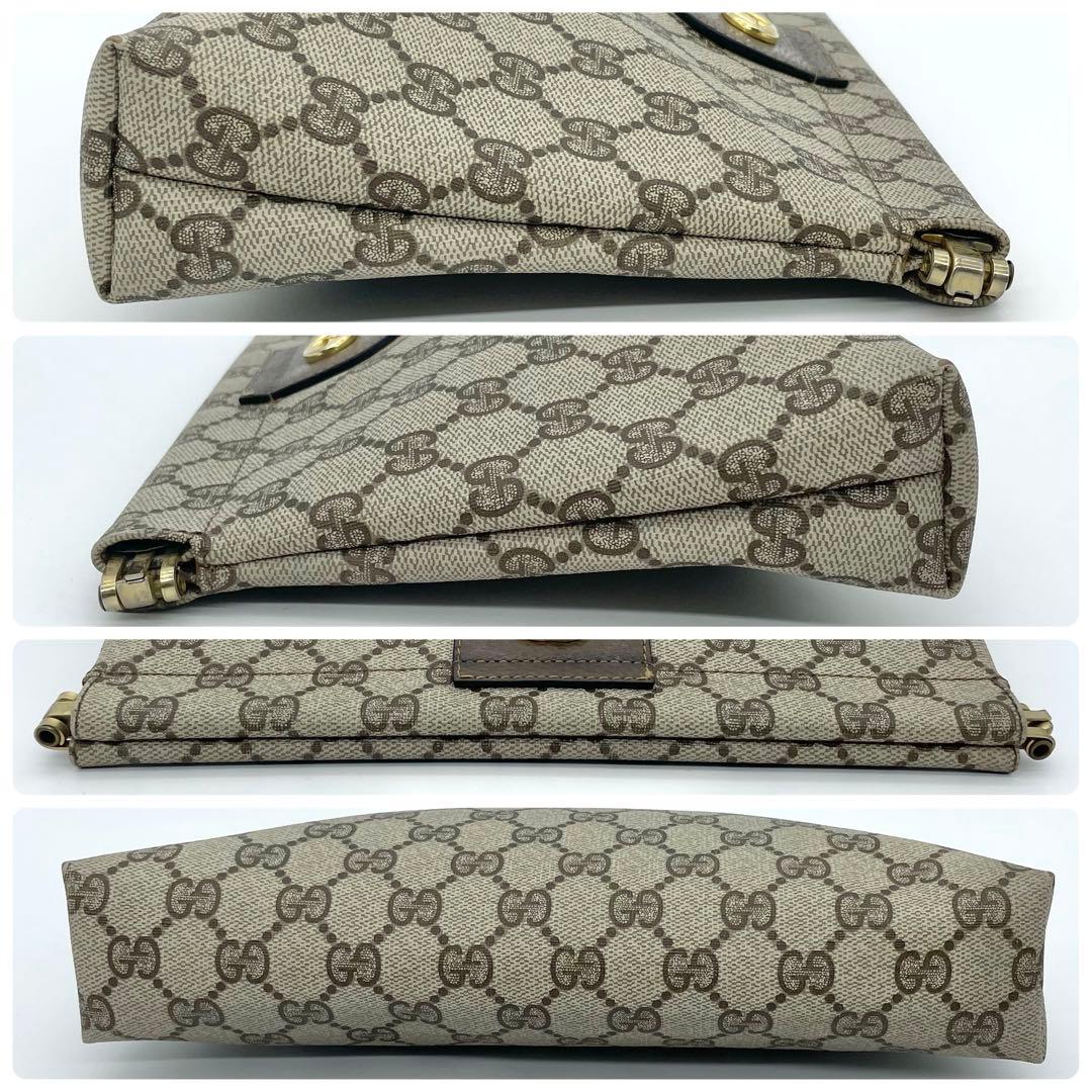 GUCCI グッチ オールドグッチ セカンド クラッチ バッグ GGスプリーム