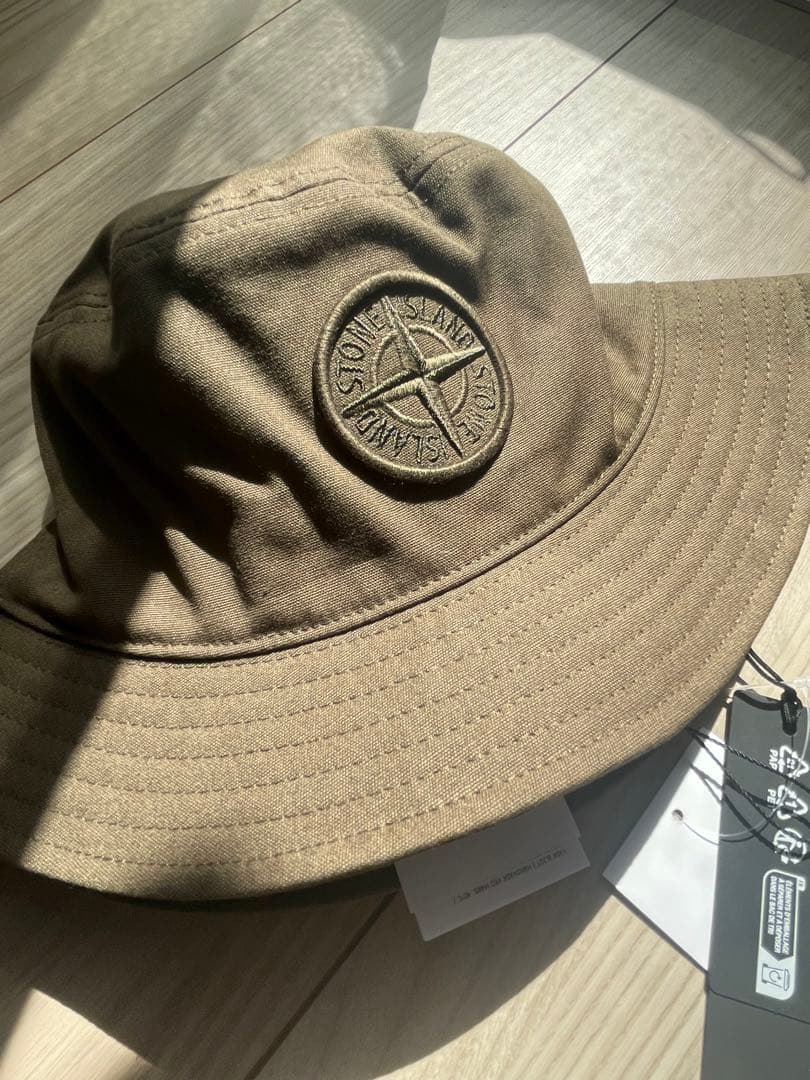 STONE  バケットハット 帽子　新品タグ付き　ダークブラウン