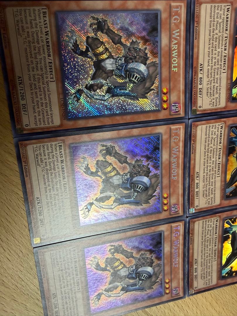 英語 TG ストライカー ワーウルフ 1st LC5D ウルトラ シク 遊戯王