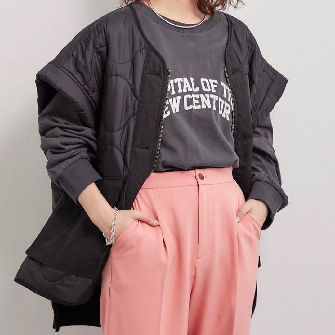 HIOGA.　etsinta マルチウェイモッズコート ブラック