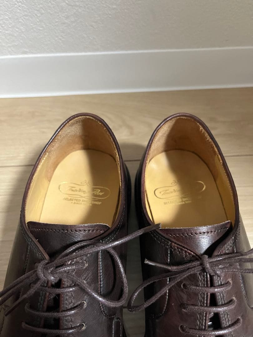 Trading post トレーディングポスト Uチップ　ダークブラウン25.5