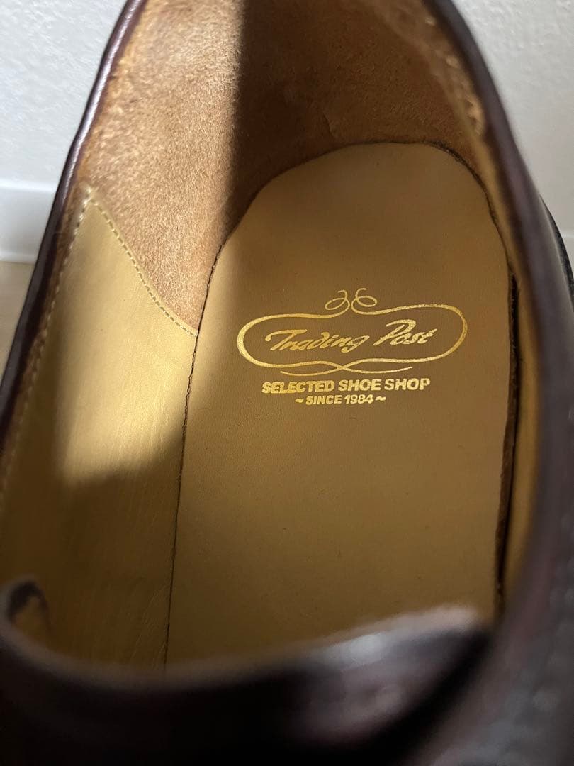 Trading post トレーディングポスト Uチップ　ダークブラウン25.5