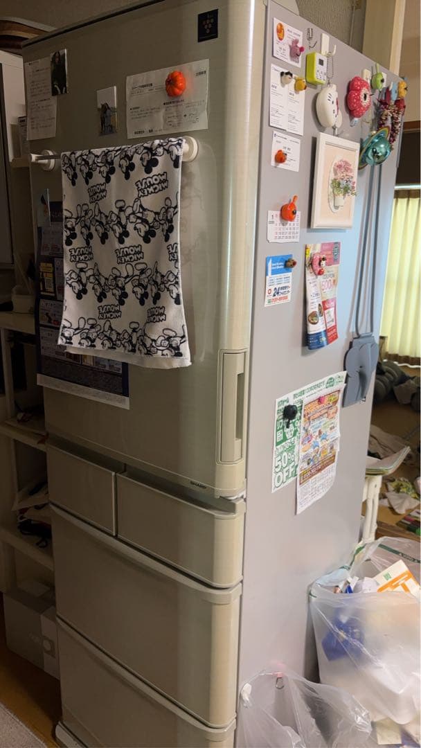 SHARP 冷蔵庫 SJ-W411 シルバー