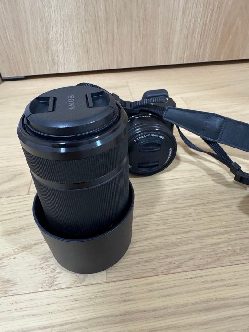 SONY α6000 ミラーレス一眼 レンズ2本セット 望遠レンズ付 箱なし