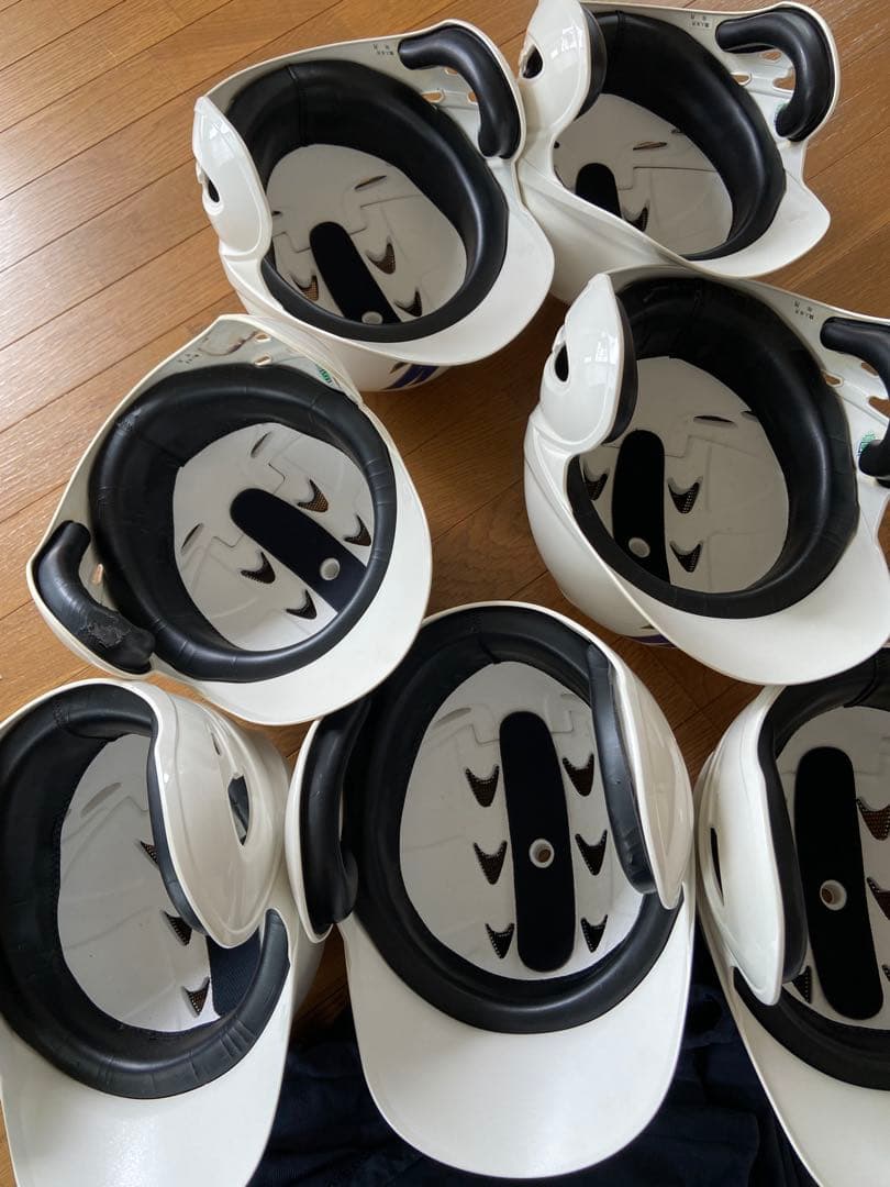 草　野球　ヘルメット　7個