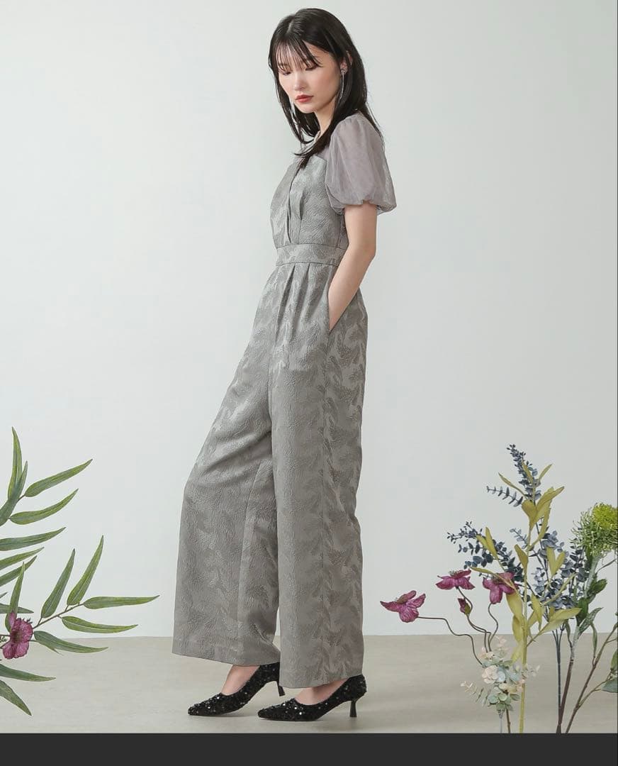 Kana オケージョン　パンツドレス 結婚式　オールインワン　お呼ばれ