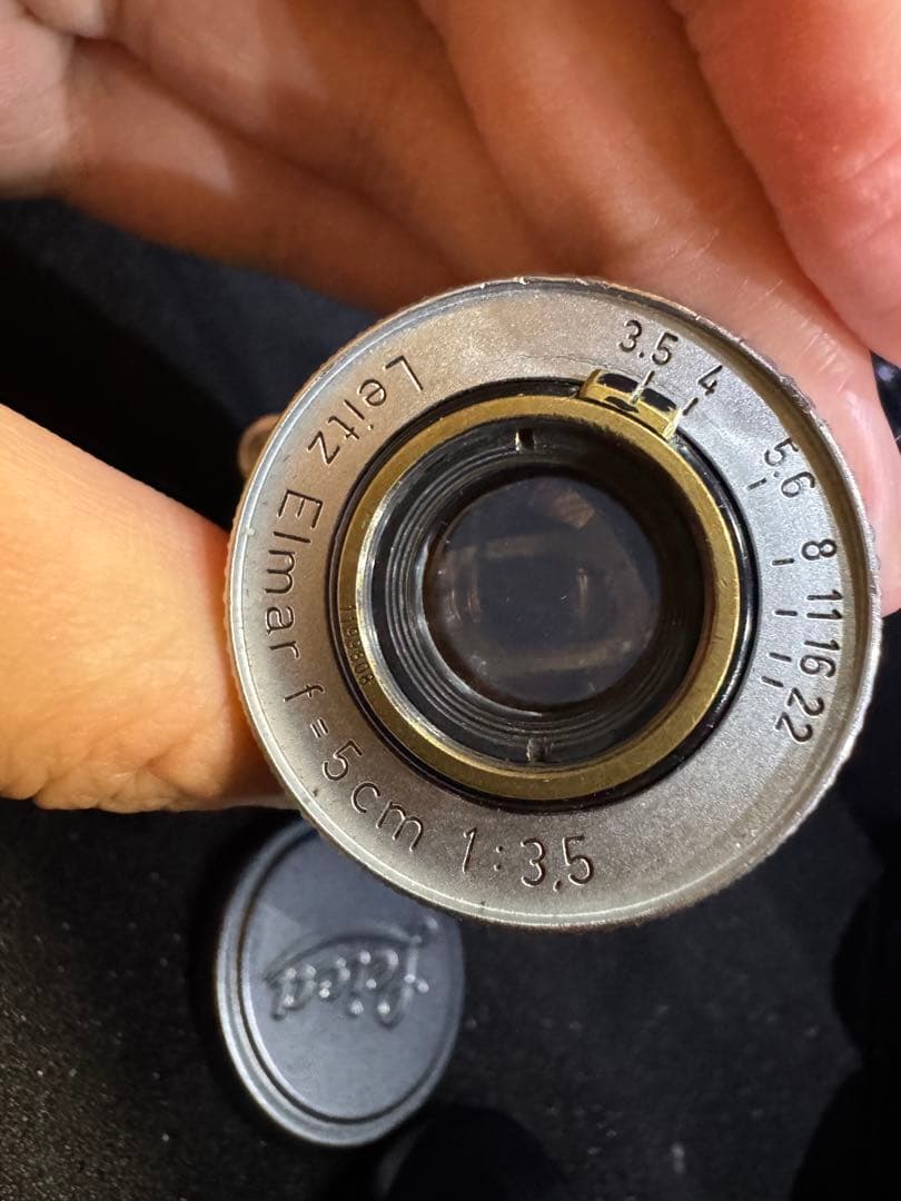 ライカ　Leitz Elmar 50mm f3.5 レンズフードおまけ