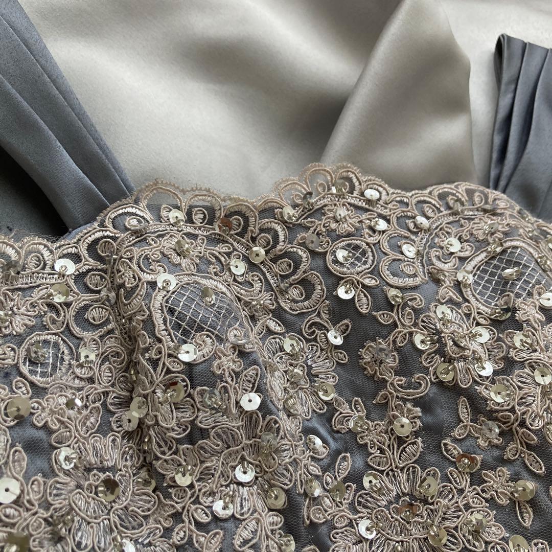 オーダードレス　グレー　weidiドレス　160