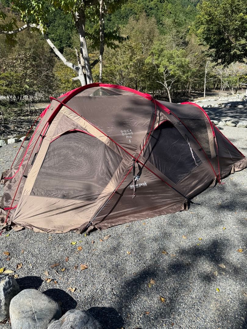 【美品】スノーピーク ドックドームPro.6 SD-506 シールドルーフ付き