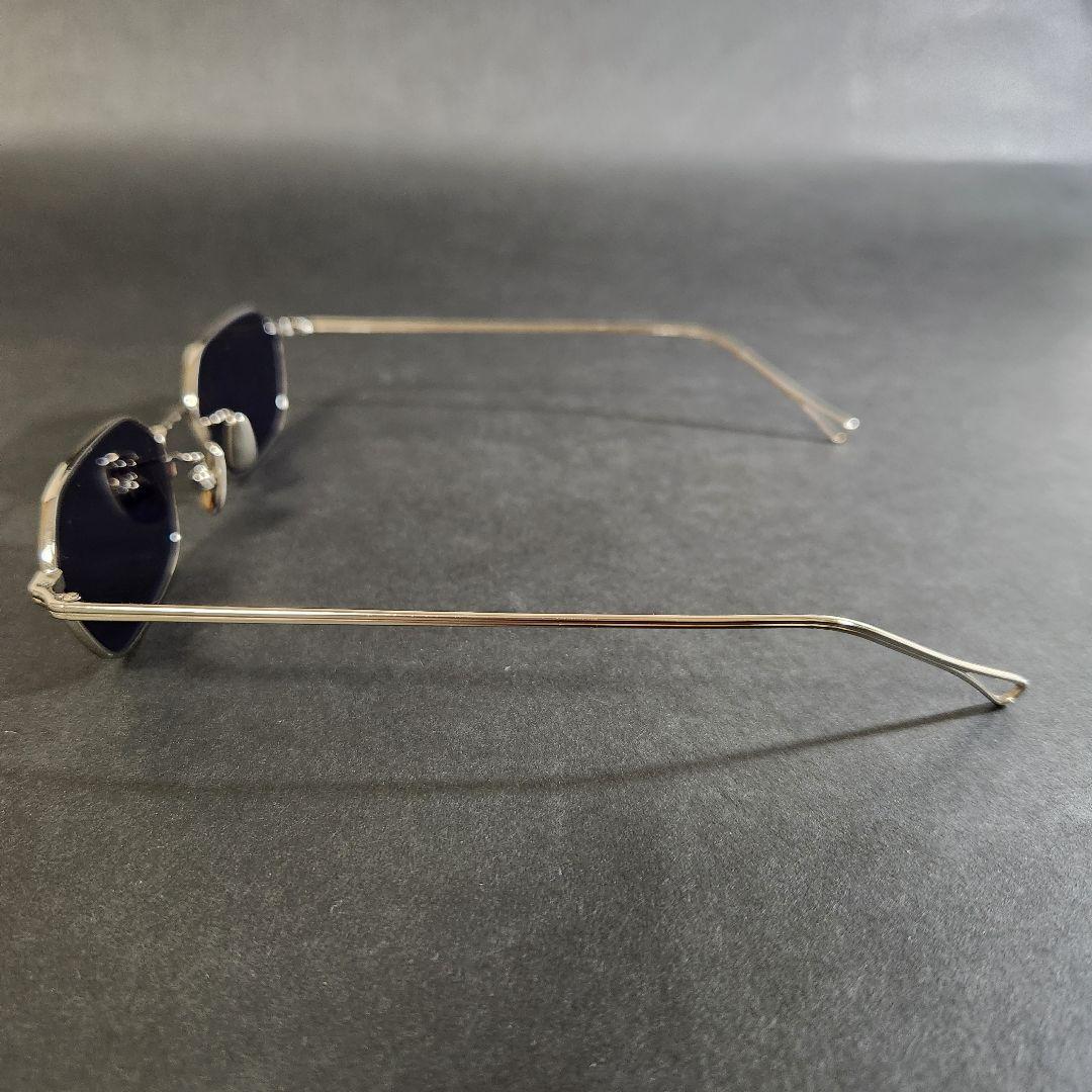 A.D.S.R. JASON 03 シルバー サングラス ネイビー ブルー