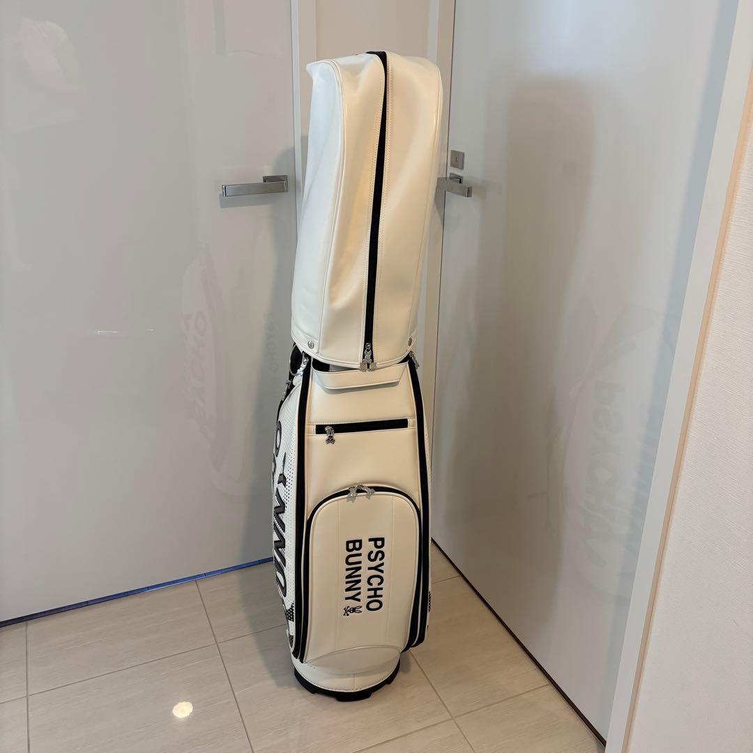 新品未使用 PSYCHO BUNNY キャディバッグ ホワイト