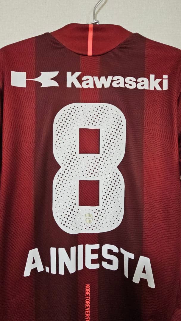 新品未使用 送料無料 イニエスタ ユニフォーム 神戸 レプリカシャツ