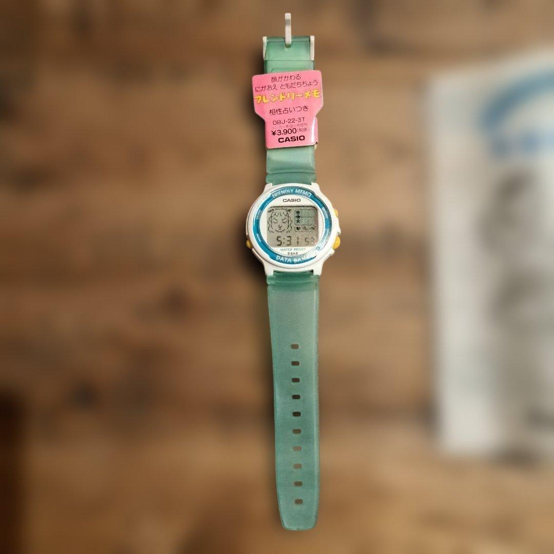 激レア　CASIO　DBJ-22-3Tデータバンクフレンドリーメモ　ヴィンテージ