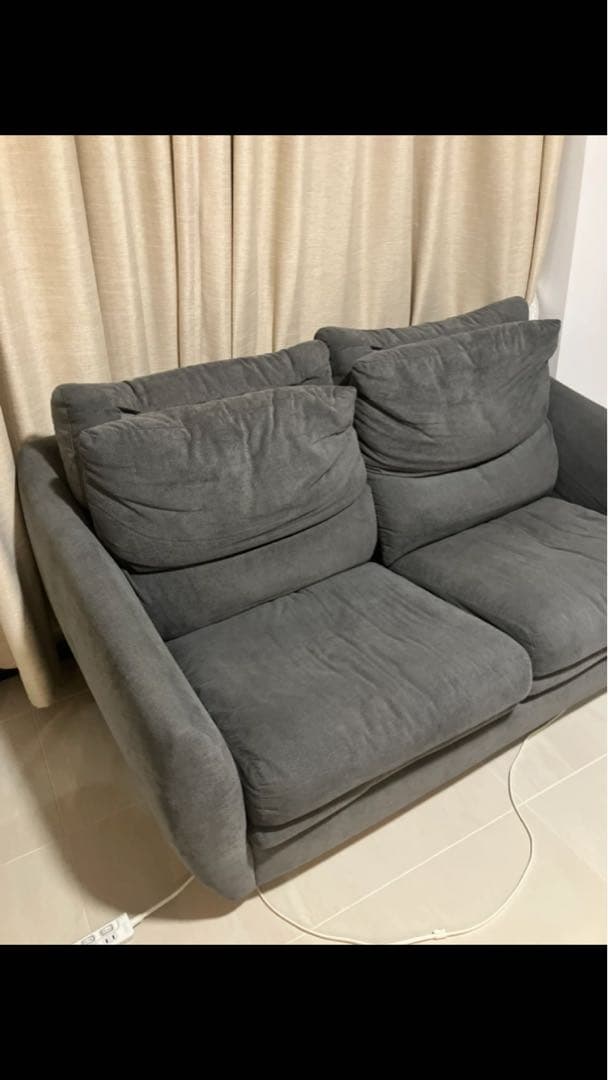 [美品]ニトリ　2人掛けソファ（1000円）