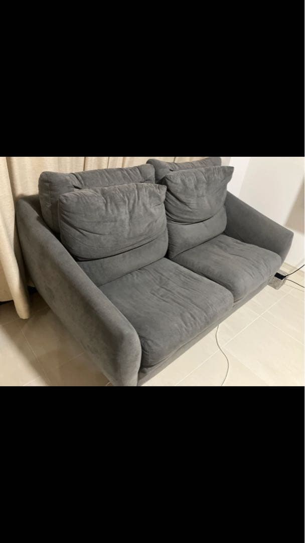 [美品]ニトリ　2人掛けソファ（1000円）