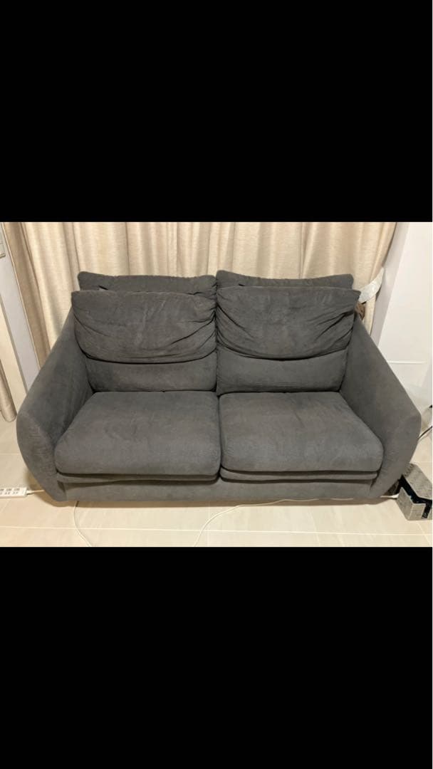 [美品]ニトリ　2人掛けソファ（1000円）