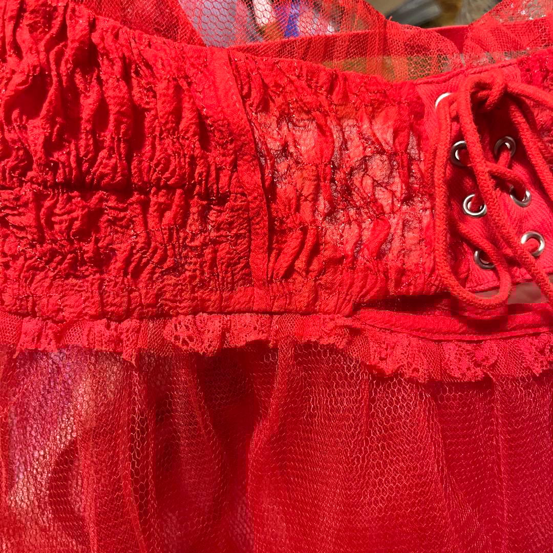 メゾンスペシャル　チュールキャミソール　ワンピース