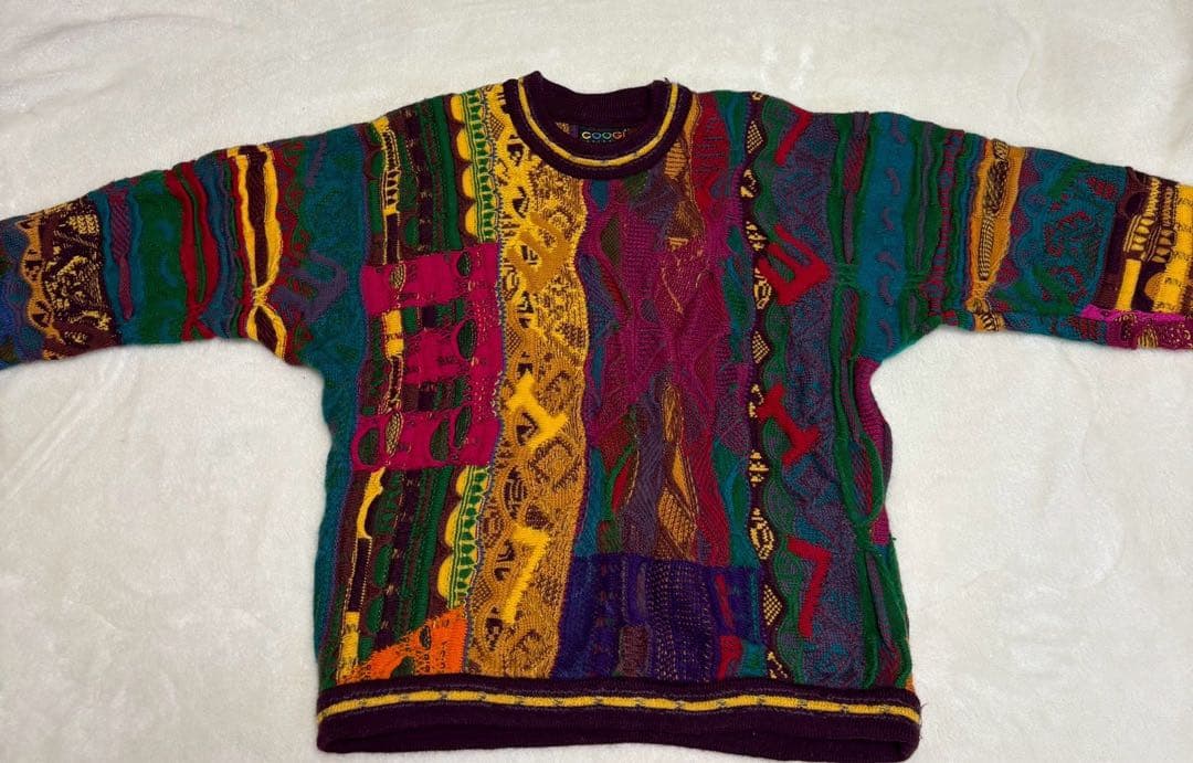 COOGI クージー 3Dニット 90s ビンテージ マルチカラー セーター