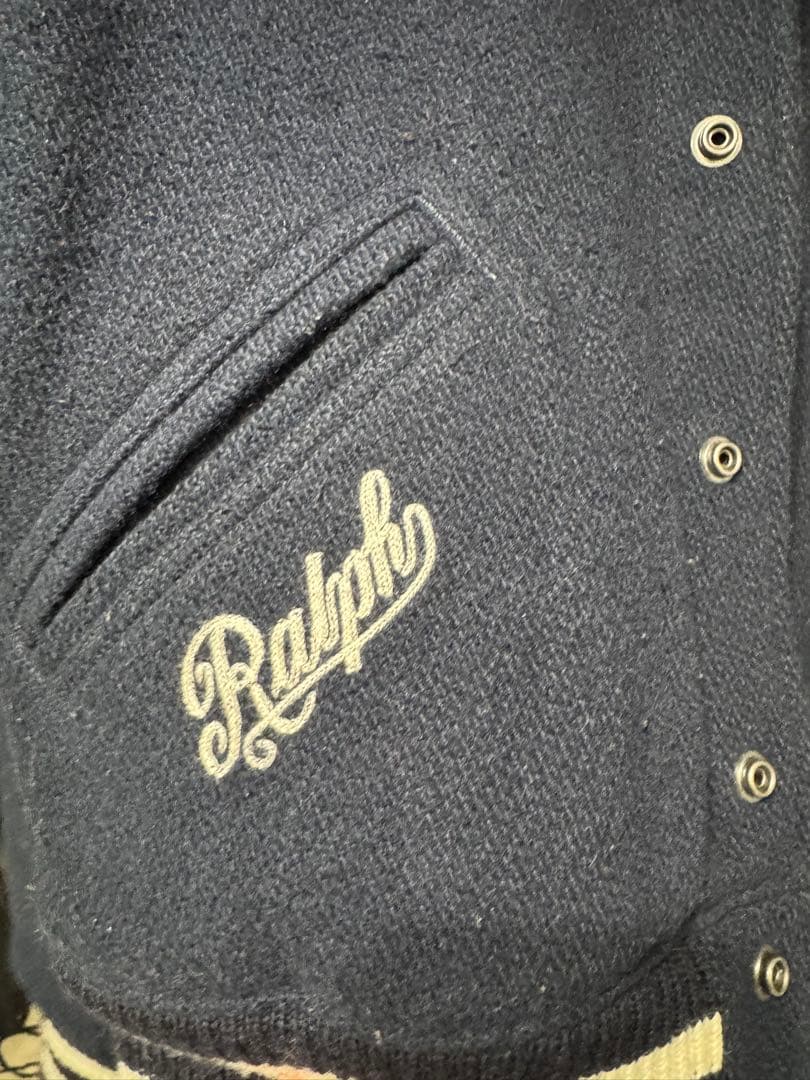 M*I様 ポロラルフローレン 希少! ヤンキース スタジャン Lネイビー 202