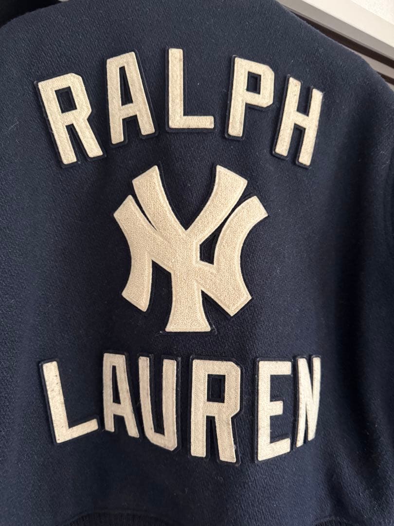 M*I様 ポロラルフローレン 希少! ヤンキース スタジャン Lネイビー 202