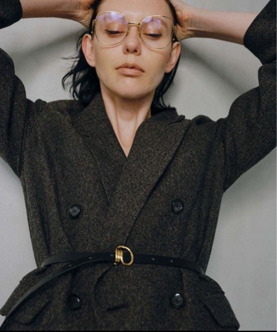 ADAM ET ROPE' FEMME ウールネップテーラードジャケット