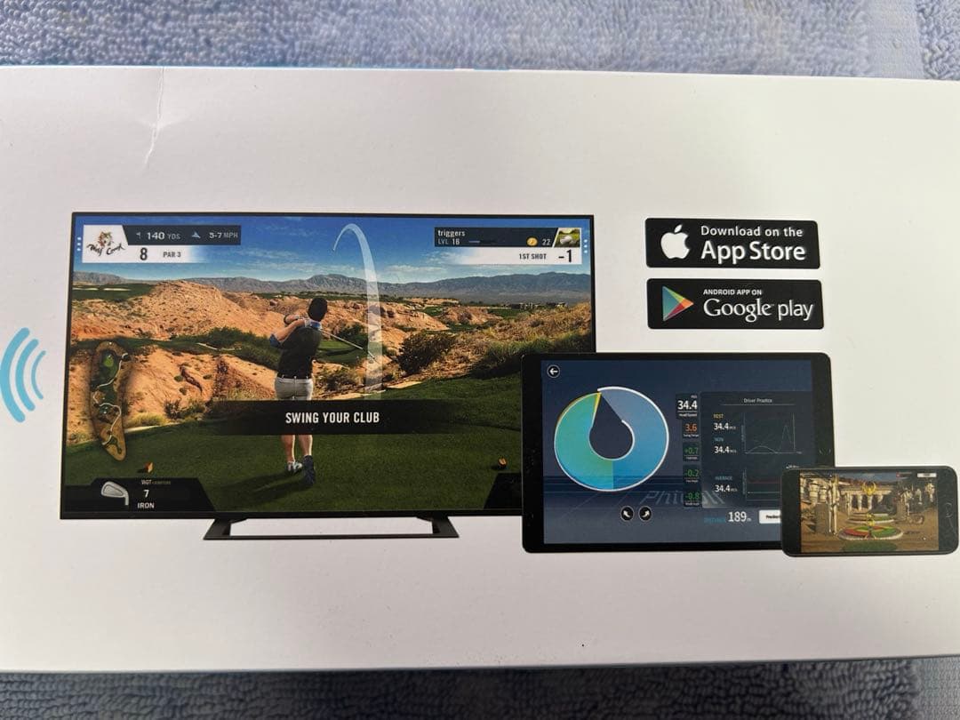 ファイゴルフPhigolf ゴルフシミュレータ　ゴルフスイング練習用具　WGT