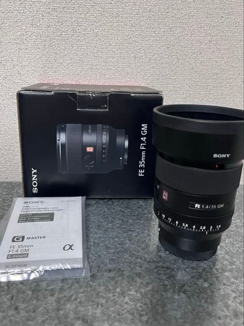 【美品】SONY FE 35mm F1.4 GM レンズ