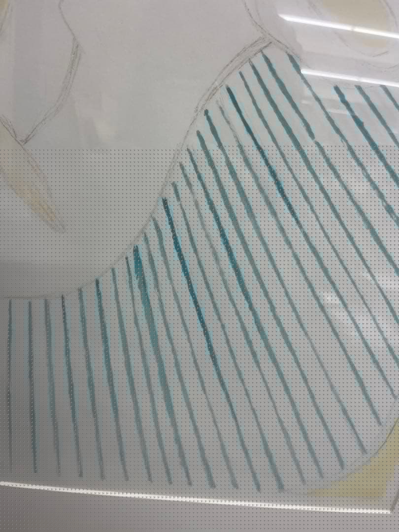 リトグラフ　アンドレ・ブラジリエ　ベンチの女性