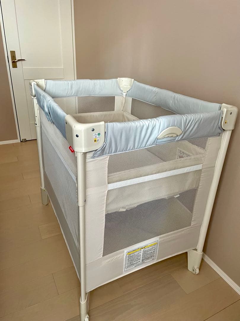 【超美品】ApricaココネルエアーAB ホワイトグレー【取説・収納バッグ付】