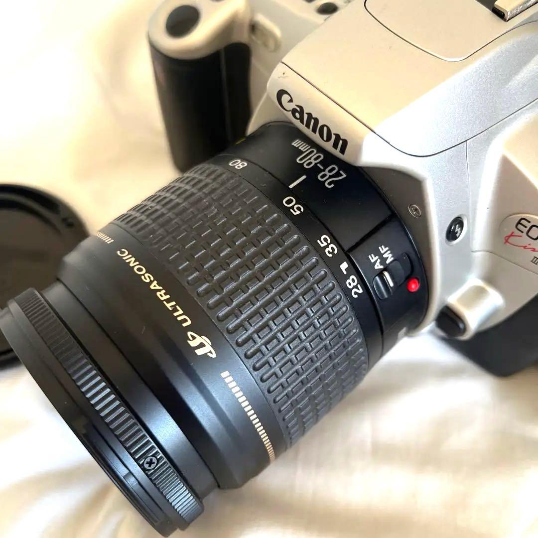 Canon EOS Kiss3 レンズ付　リモコン付　フイルムカメラ　バッグ
