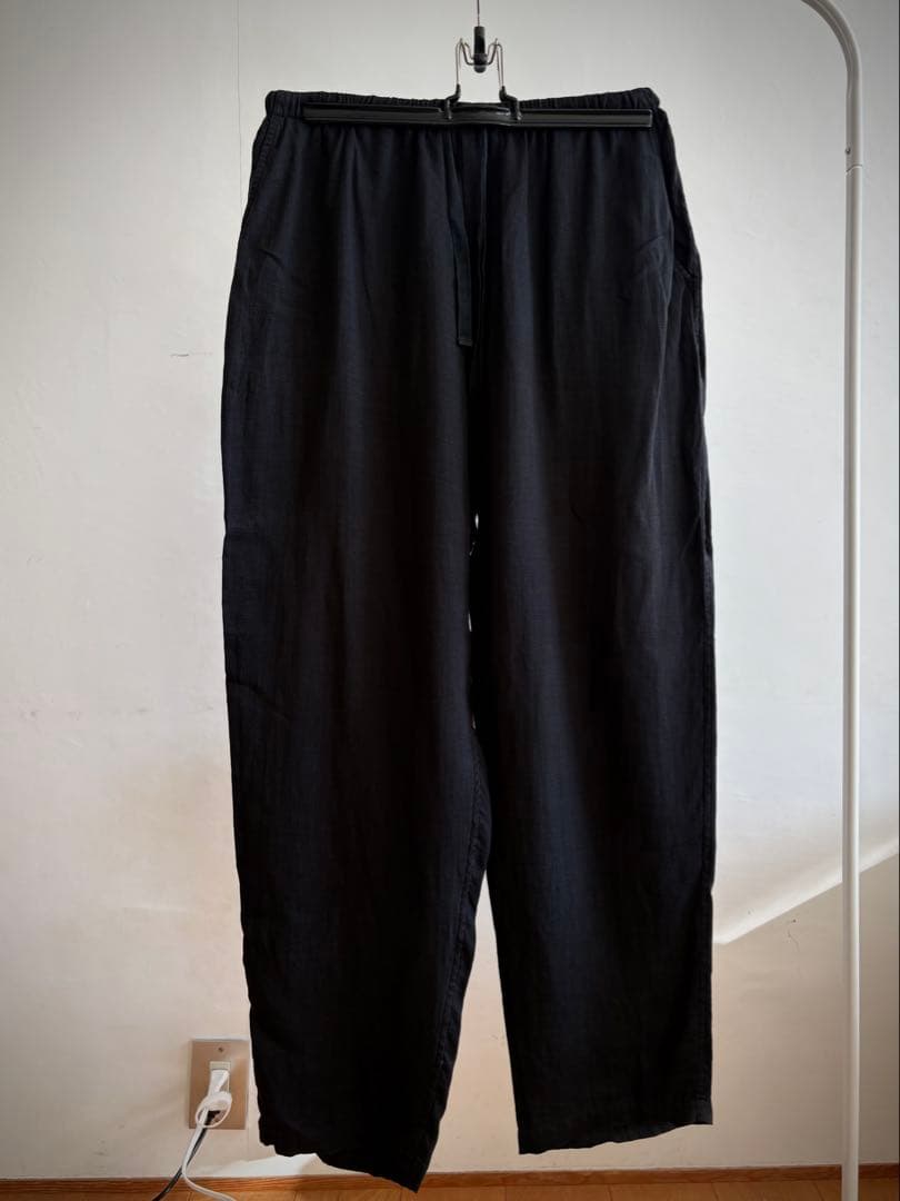 COMOLI リネンダブルクロスジャケット　ドローストリングパンツ　セットアップ