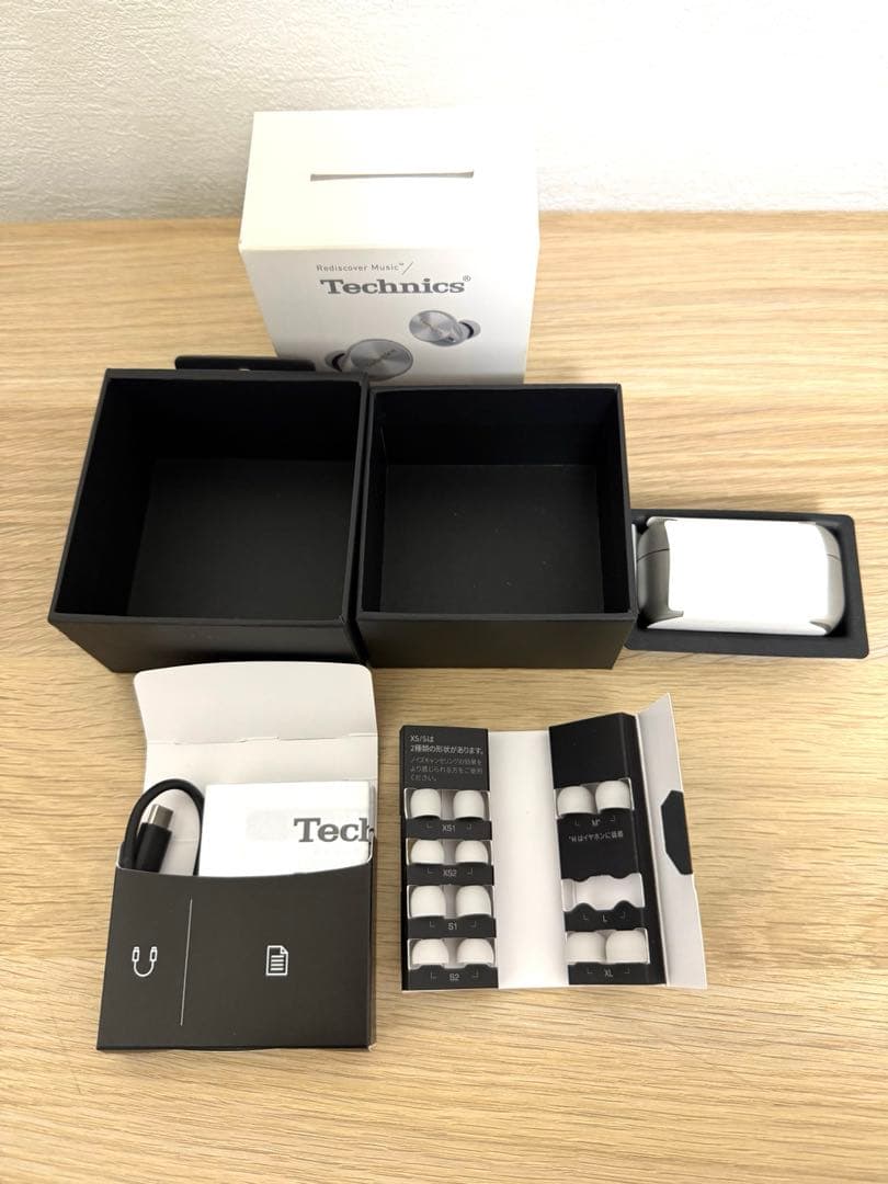 Technics AZ80 ワイヤレスイヤホン　左音量わずかに小　動作確認済