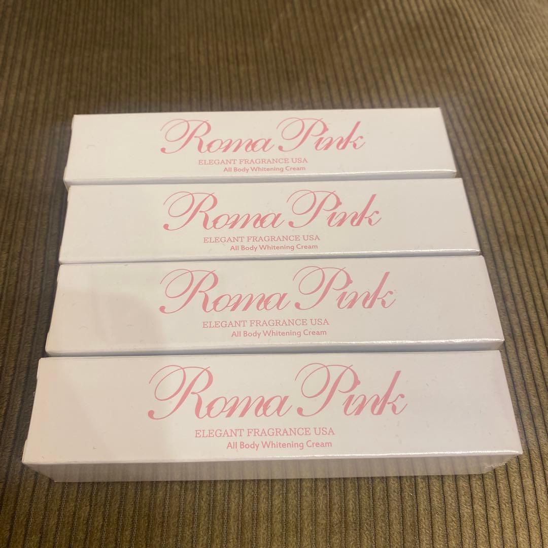 Rona Pink ローマピンク アフタークリーム 4本セット ホワイト