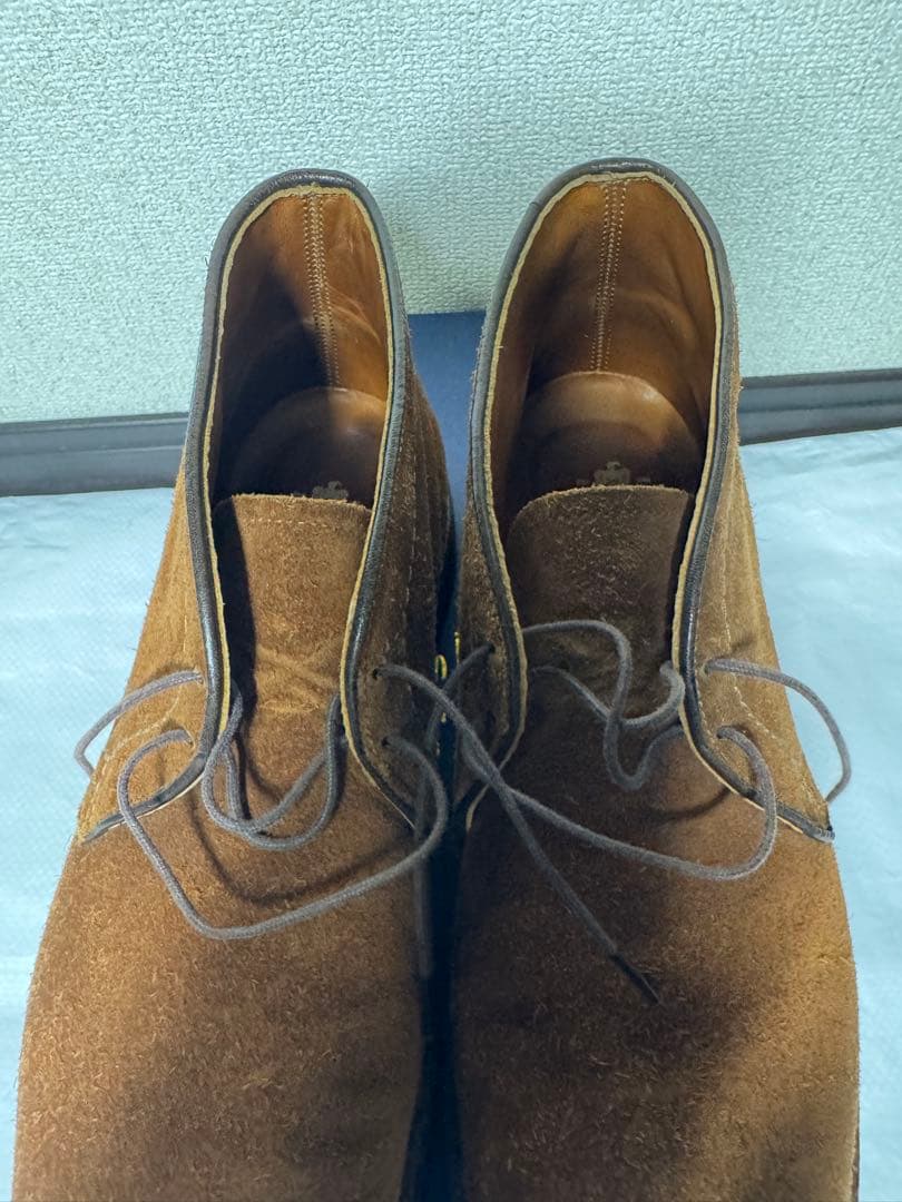 ALDEN オールデン 革靴 スウェード7.5 B/D 約25.5cm 箱 袋付