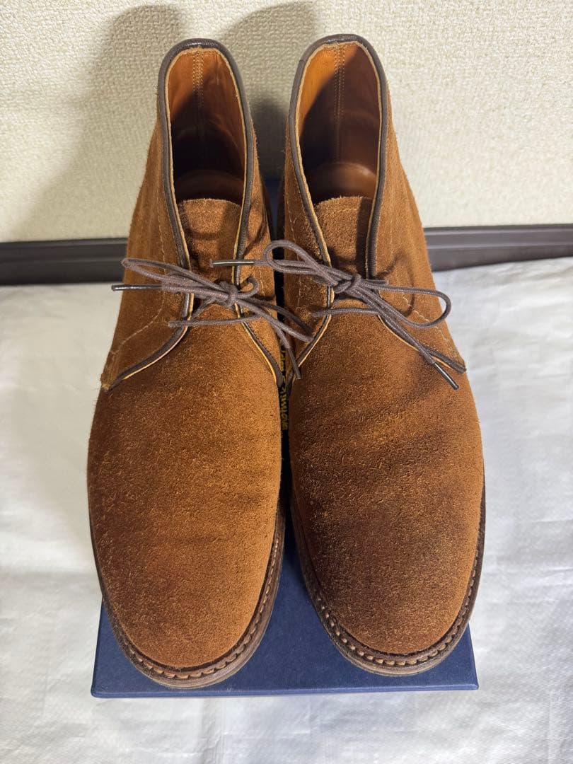 ALDEN オールデン 革靴 スウェード7.5 B/D 約25.5cm 箱 袋付