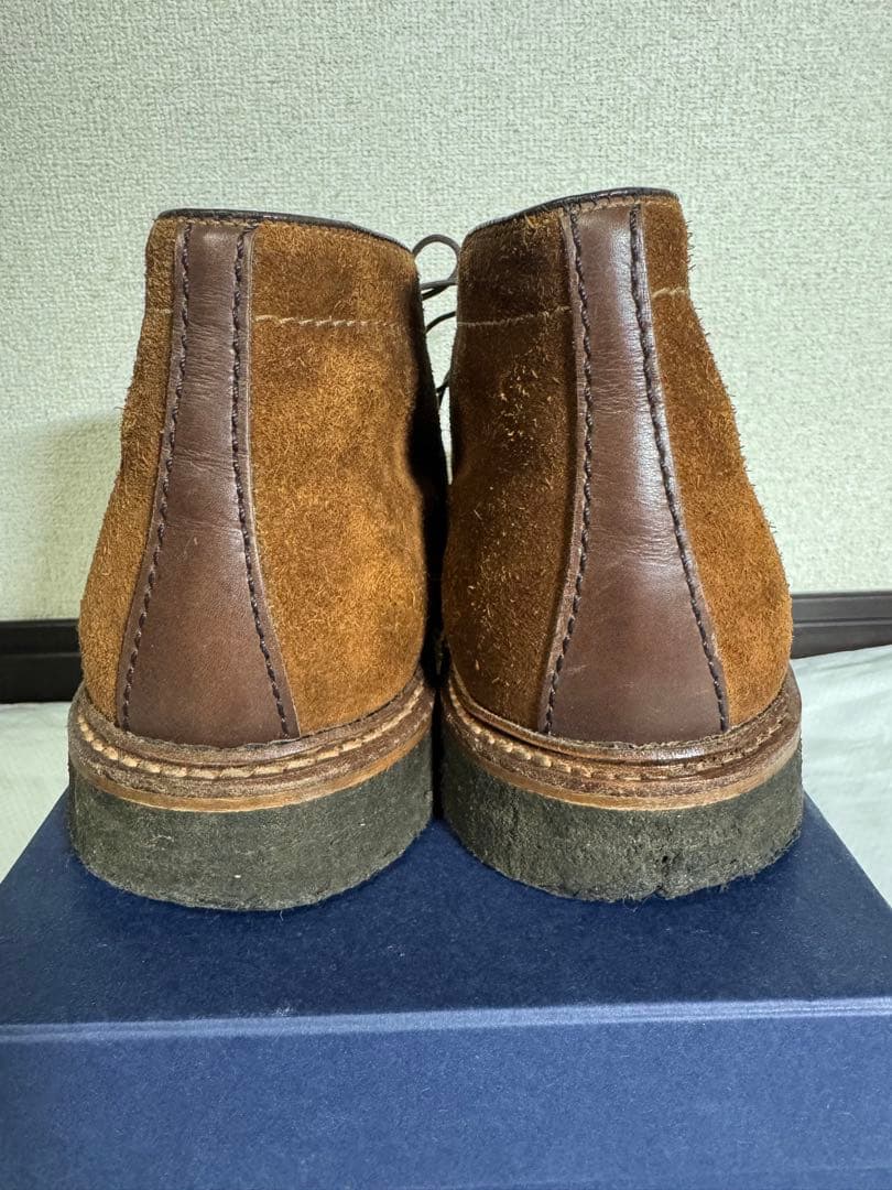 ALDEN オールデン 革靴 スウェード7.5 B/D 約25.5cm 箱 袋付