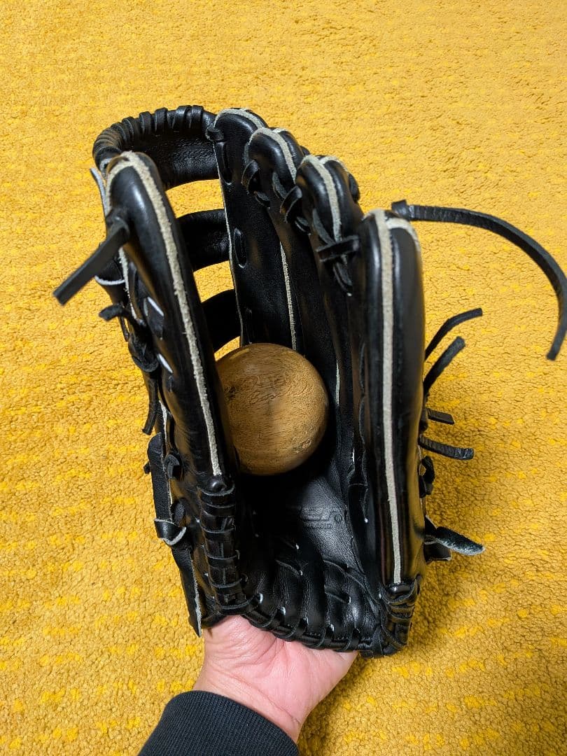 【ら】美津和タイガー　軟式　外野　グローブ【ら】