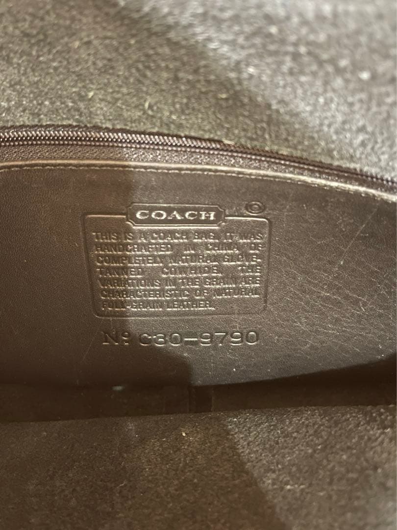 COACH オールドコーチ ターンロック ショルダーバッグ