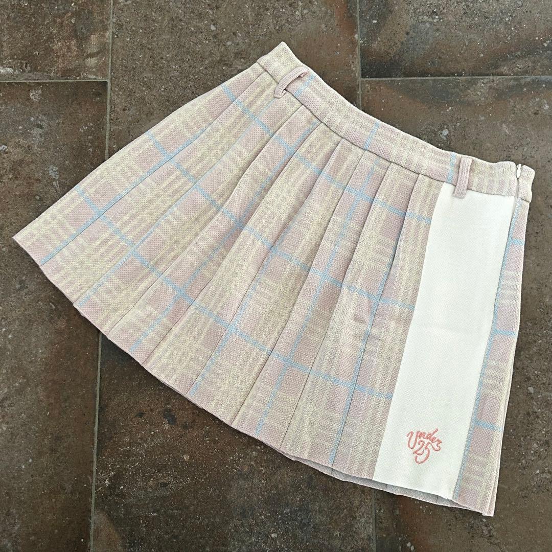 Samantha Thavasa UNDER25 セットアップ　ニット　チェック