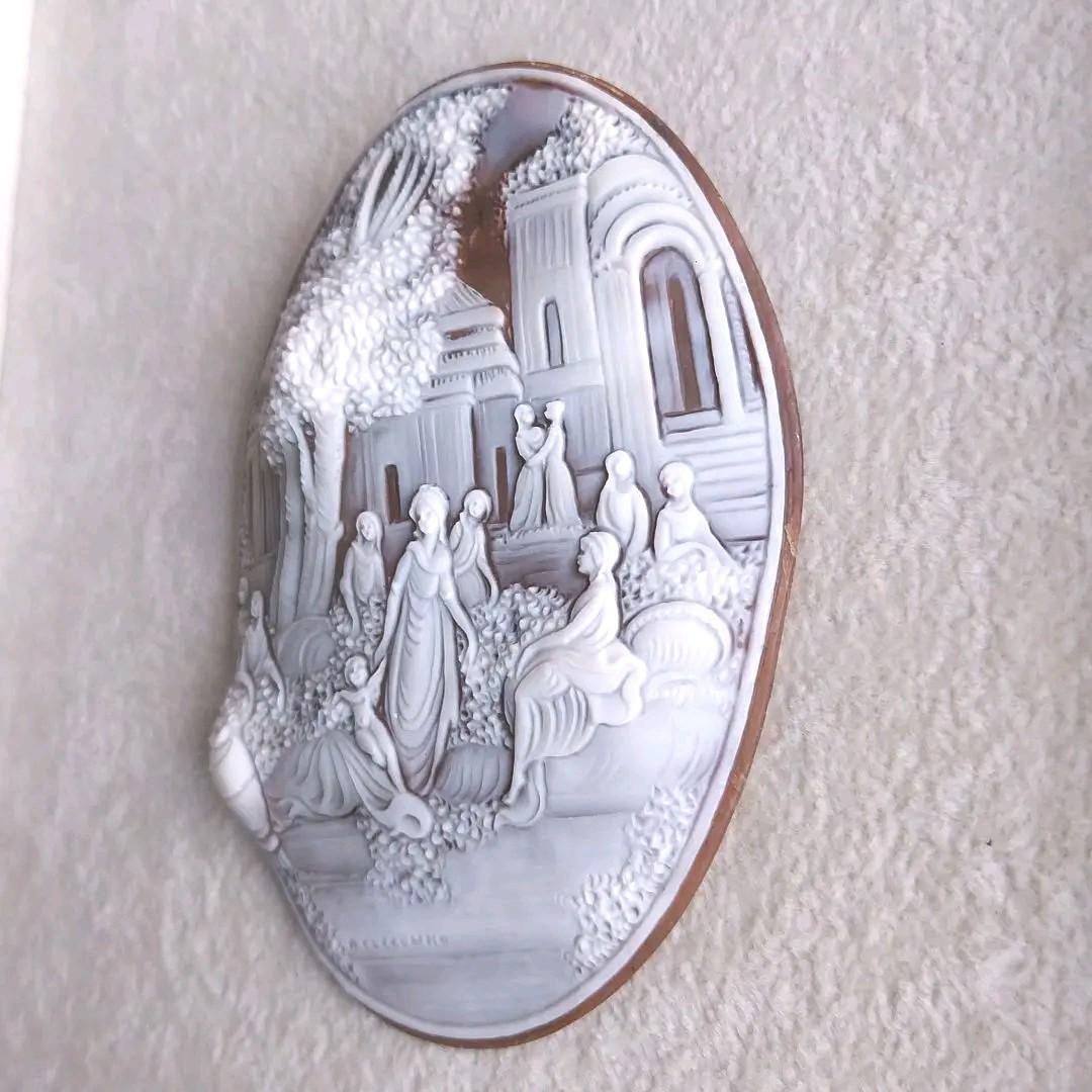 穏やかな日　シェル　カメオ　ルース