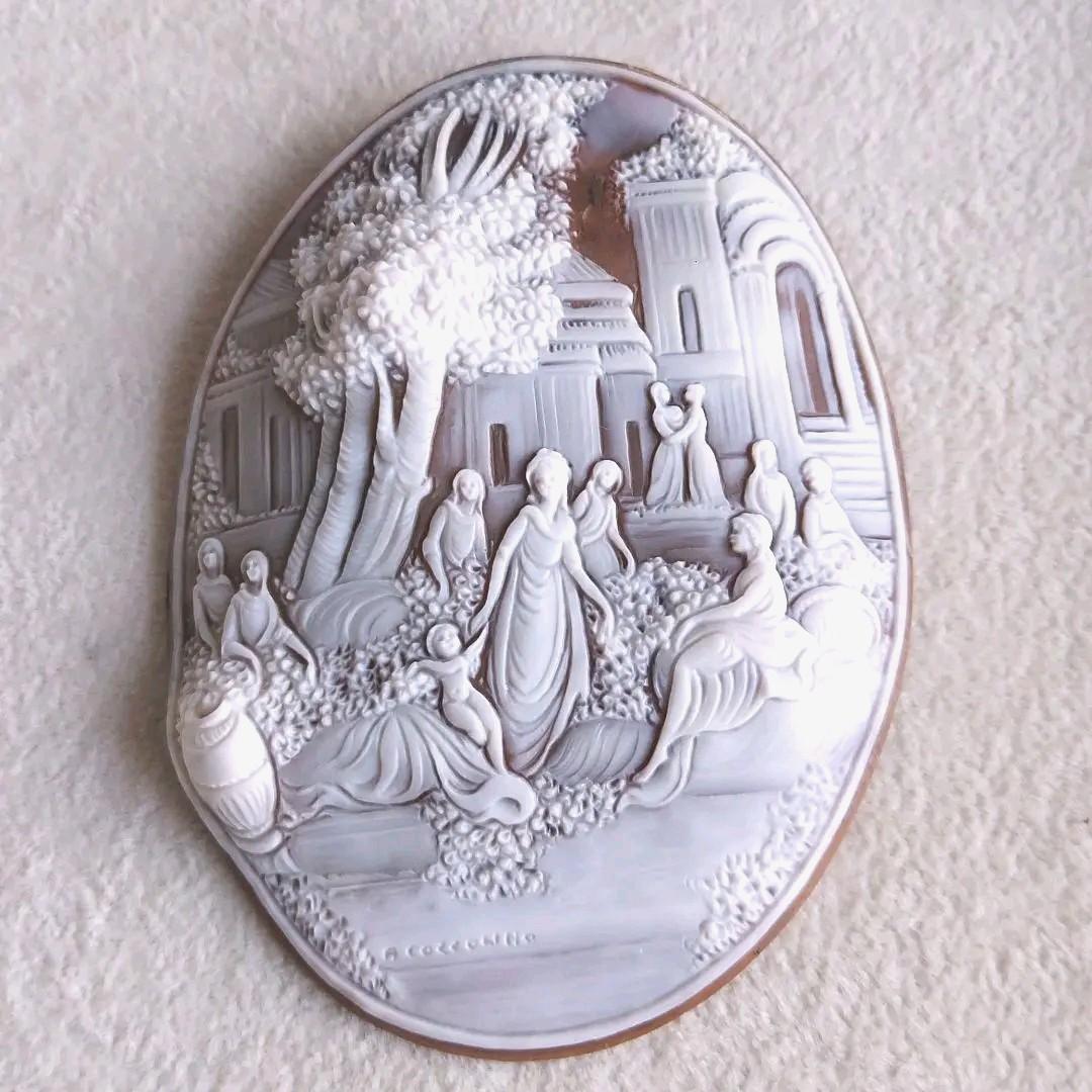 穏やかな日　シェル　カメオ　ルース