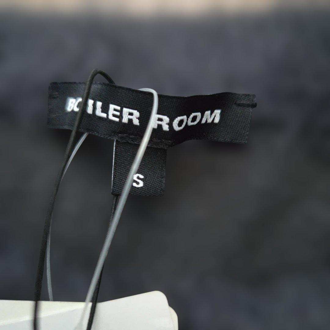 BOILER ROOM シャギーニットクルー S ブラック