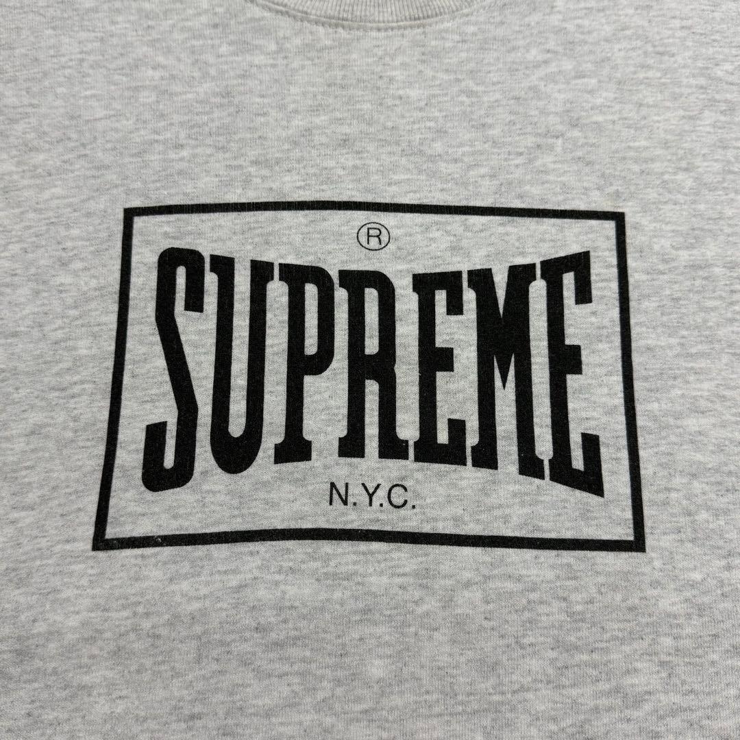 Supreme Warm Up Crewneck アッシュグレー 19ss