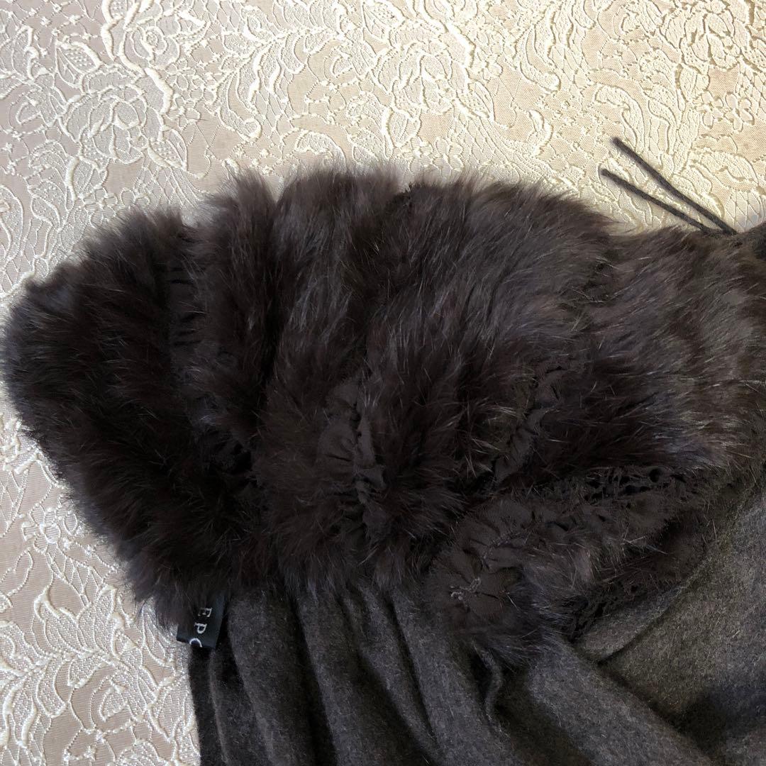 エポカ　ファーカシミアストール