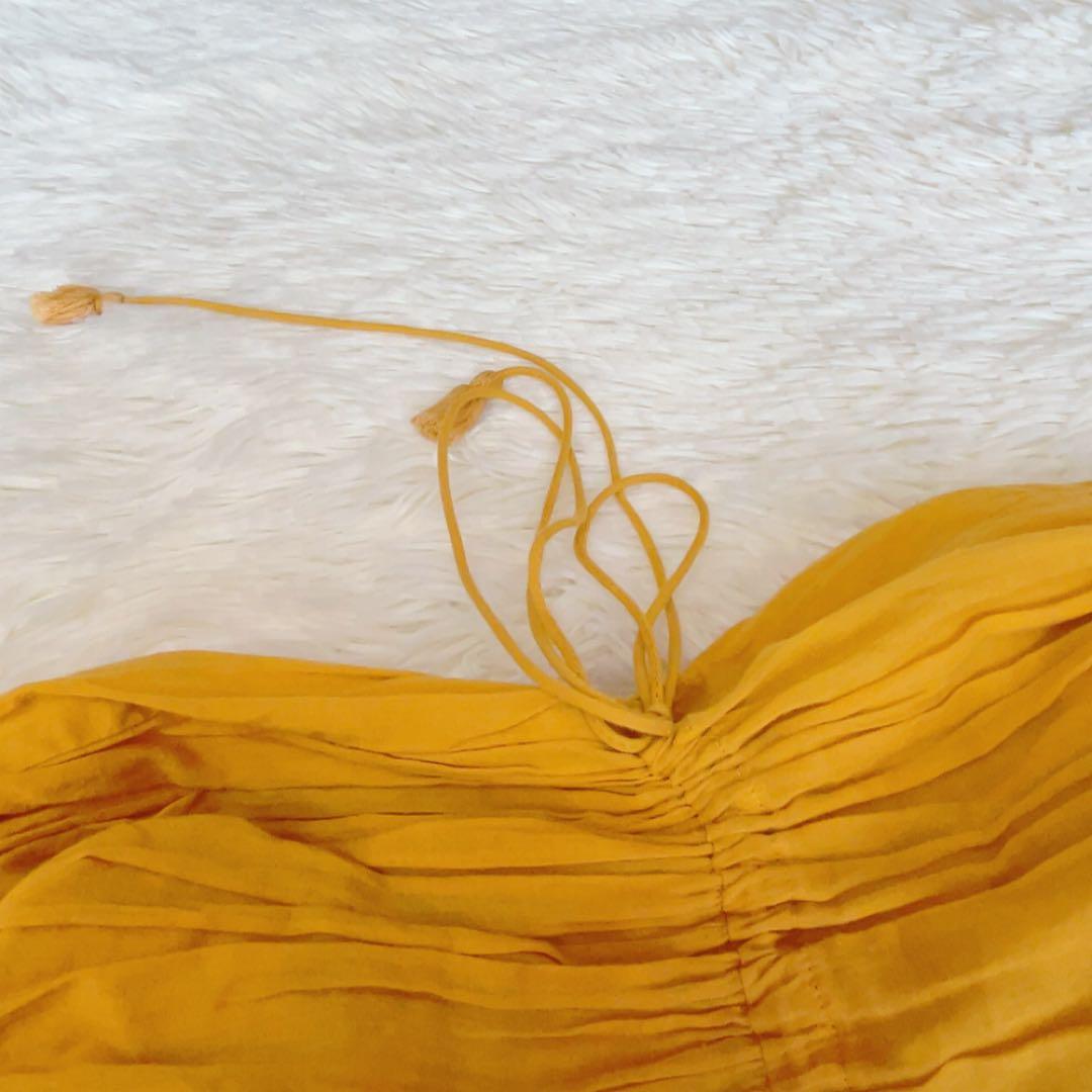 美品　ヌキテパ　ロングワンピース マキシ　コットンボイル　ティアード　インド