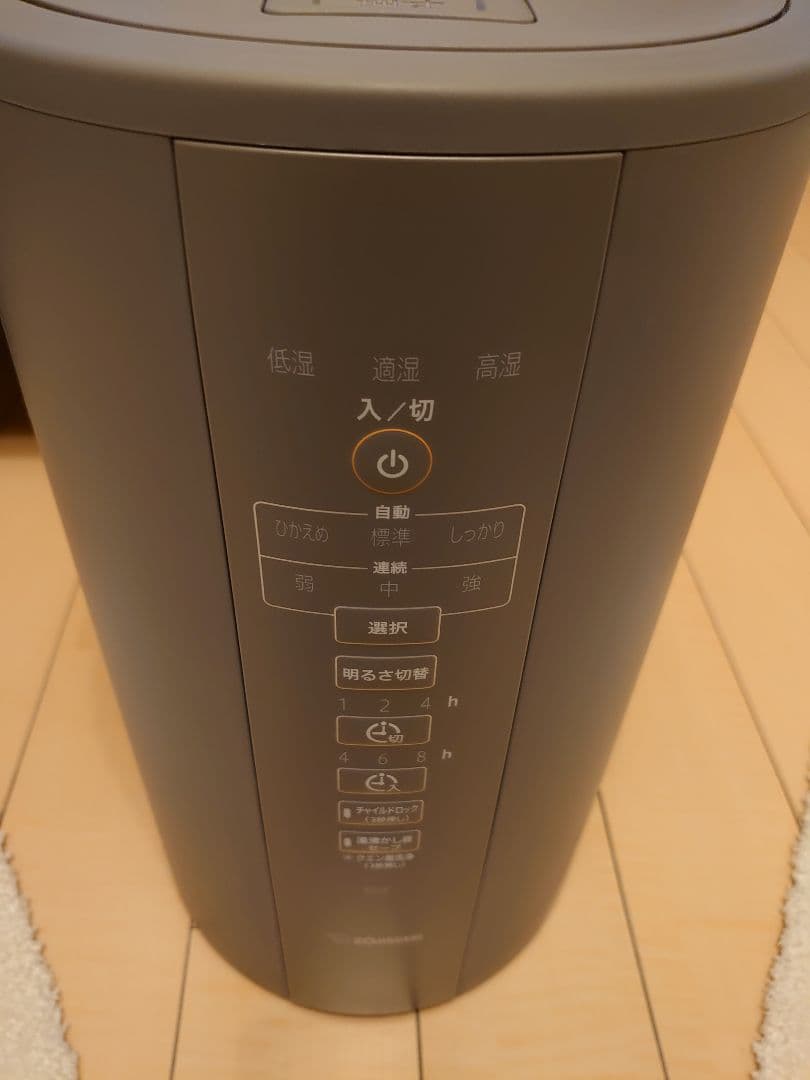 ZOJIRUSHI 象印 スチーム式加湿器 EE-DC50-HA 4L グレー
