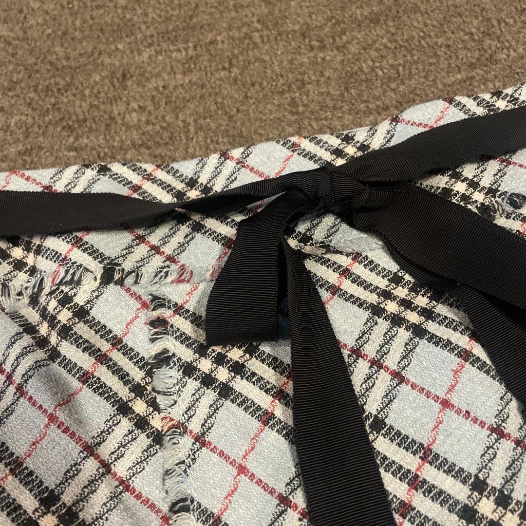 BURBERRY BLUELAVEL シルク　スカート　38