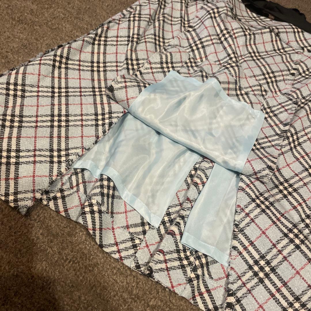 BURBERRY BLUELAVEL シルク　スカート　38