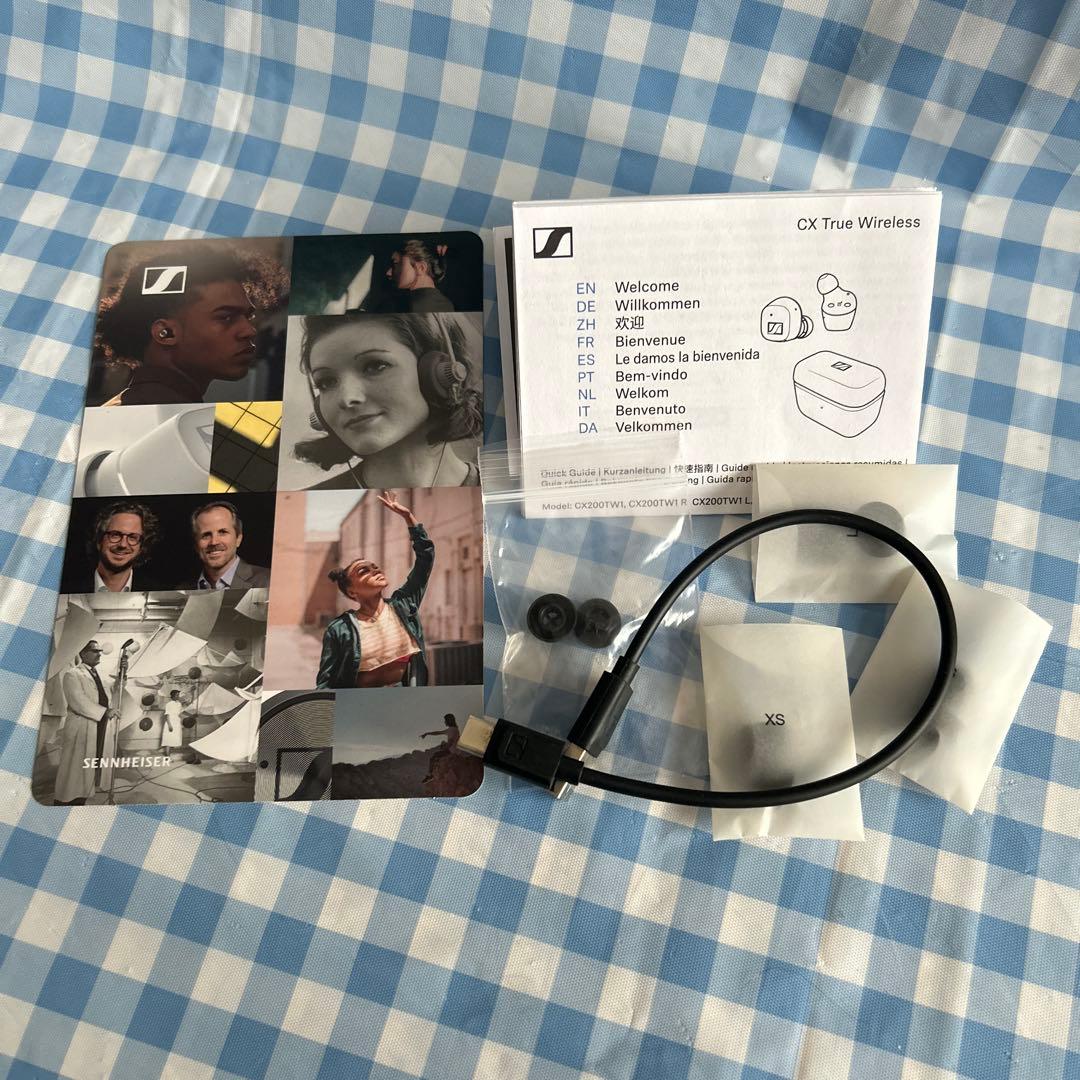 SENNHEISER CX True Wireless イヤホン　黒