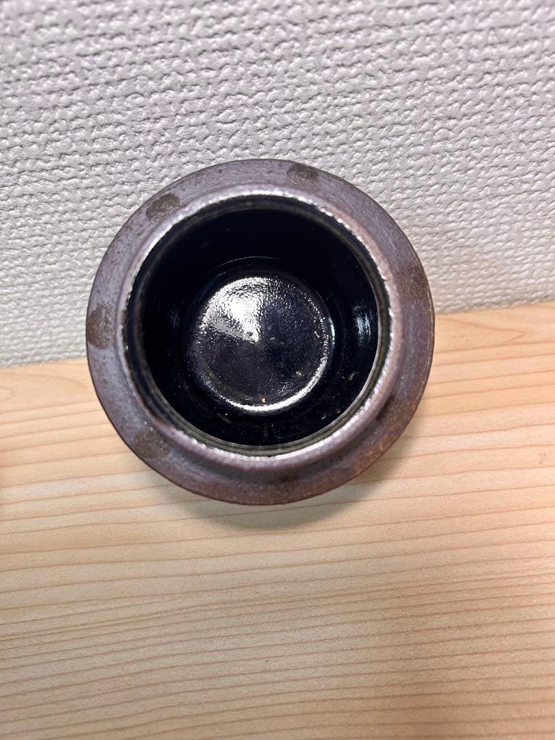 山本教行　瑠璃釉　小箱　検）民藝　出西窯　武内晴二郎　船木研児　スリップウェア
